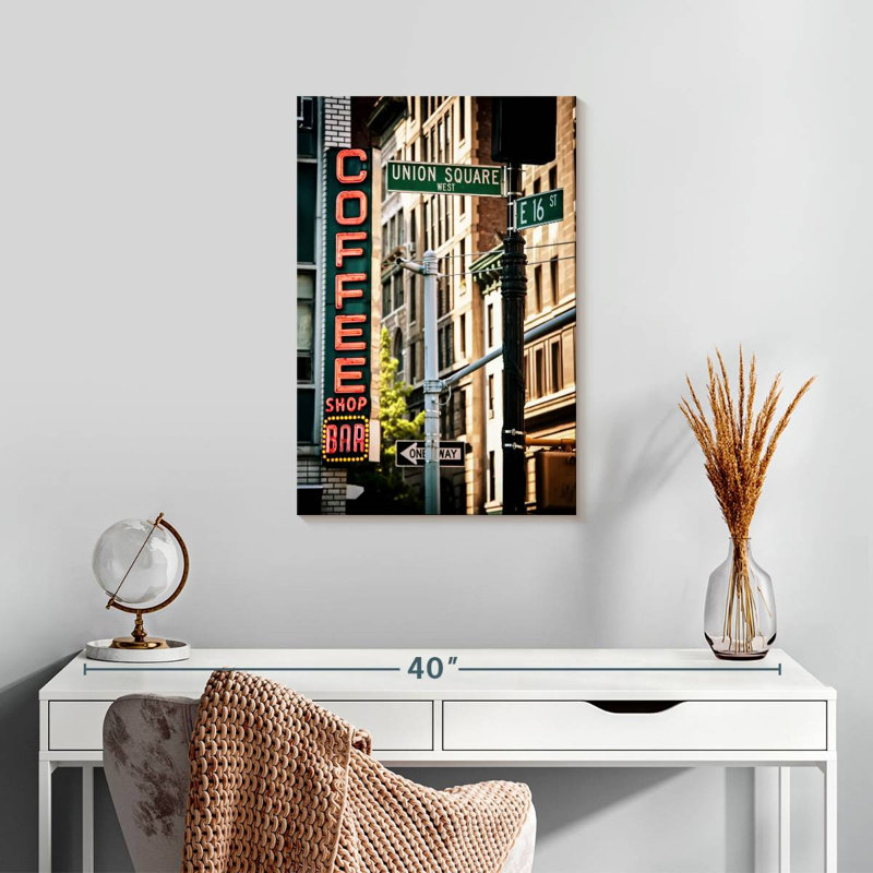 Sireci Union Square Coffee, 24" H x 16" W