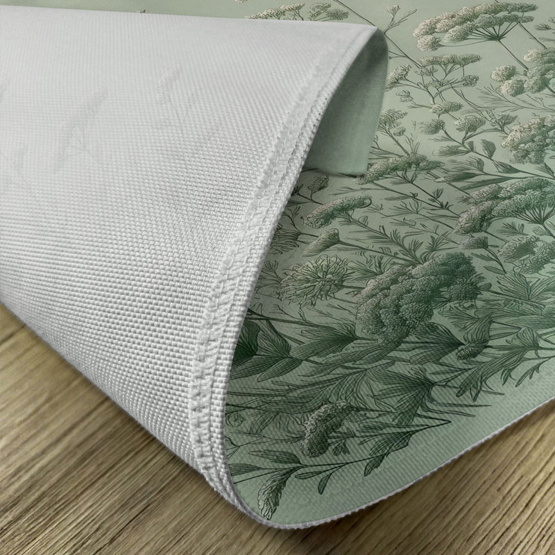 Ensemble de 4 napperons vert sauge Ambesonne