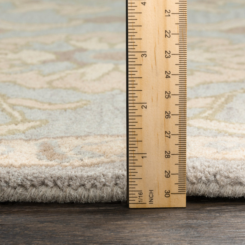 Arden Wool Oriental Indoor Rug, Round 4'