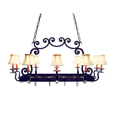 Metal Rectangle Pot Rack