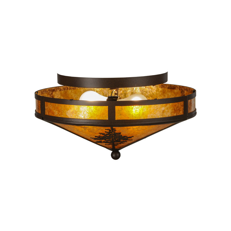 Rustic Lodge 2 - Light Flush Mount