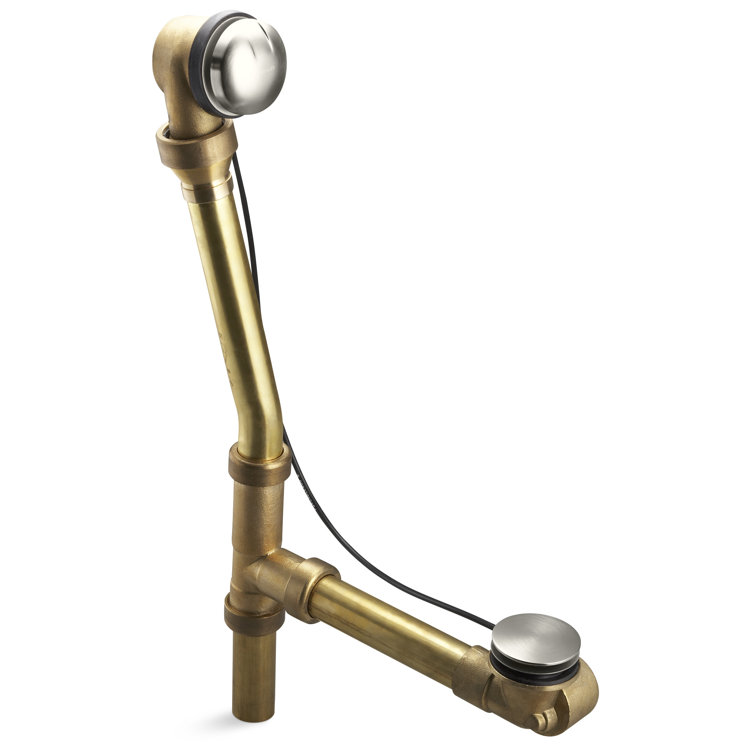 Escale Bath 1.5" Leg Tub Drain with Overflow