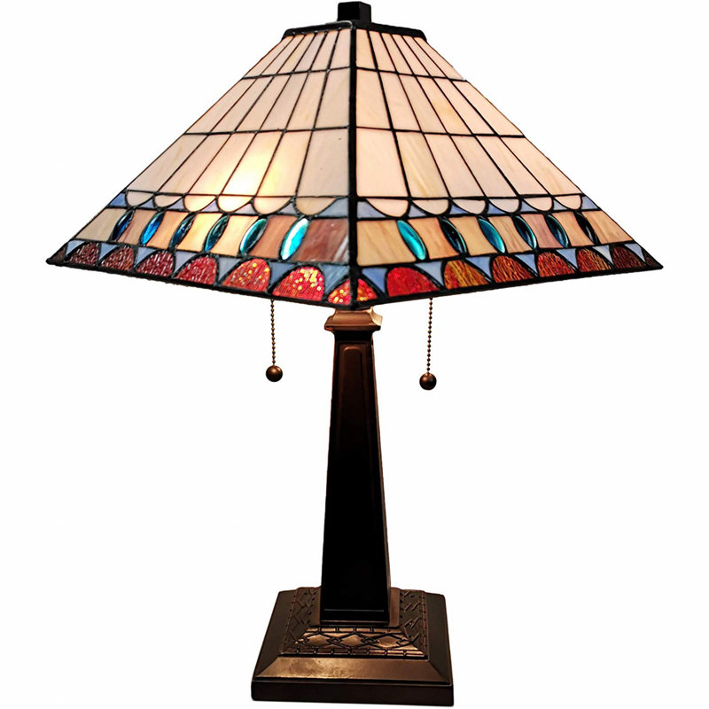 Lampe Mose Bankers, H 11 po x l 21 po x P 22 po