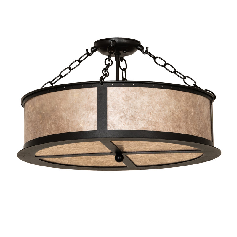 4 - Light Semi Flush Mount