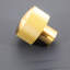 Round Cabinet Knob with Knurled Edge