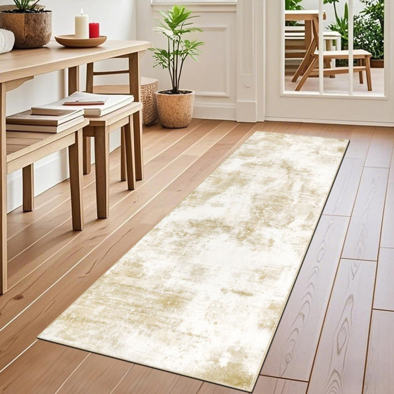 Ikat Machine Tufted 65cm X 180cm Area Rug