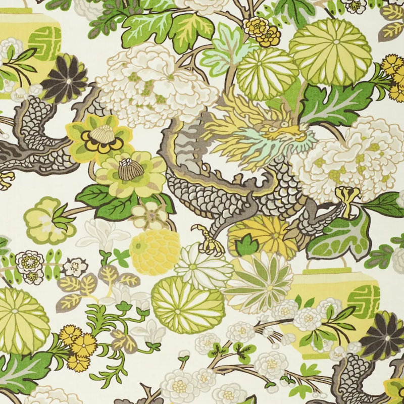Tissu du dragon de Tchang Maï, Agrume