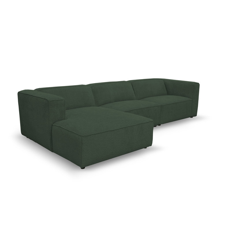 MARCEL 4 Seater Corner Sofa , Left-hand corner sofa, Blue