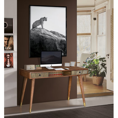 Jolie Solid Wood Writing Desk