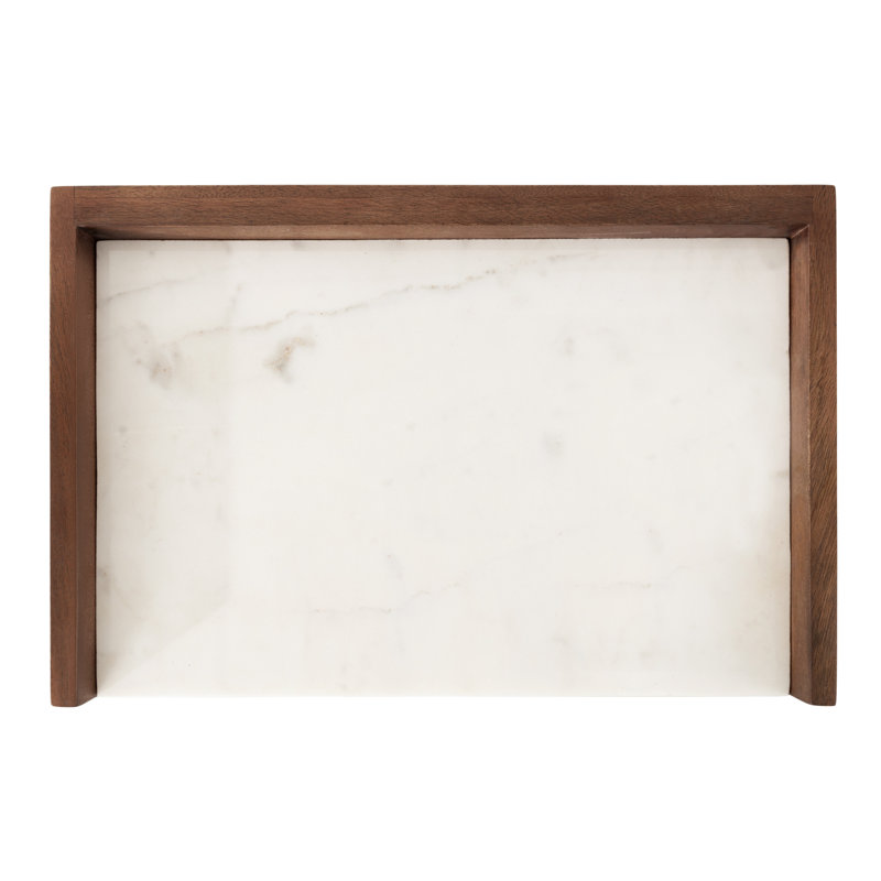Benning Poplar Floating Shelf with Drawer, Dark Brown
