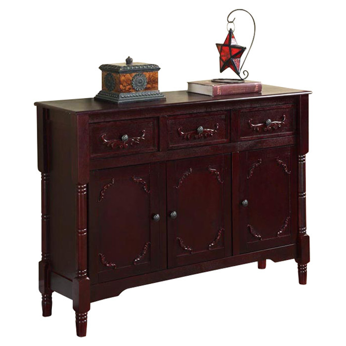 Glen Arbour 3 Door Accent Cabinet, Cherry