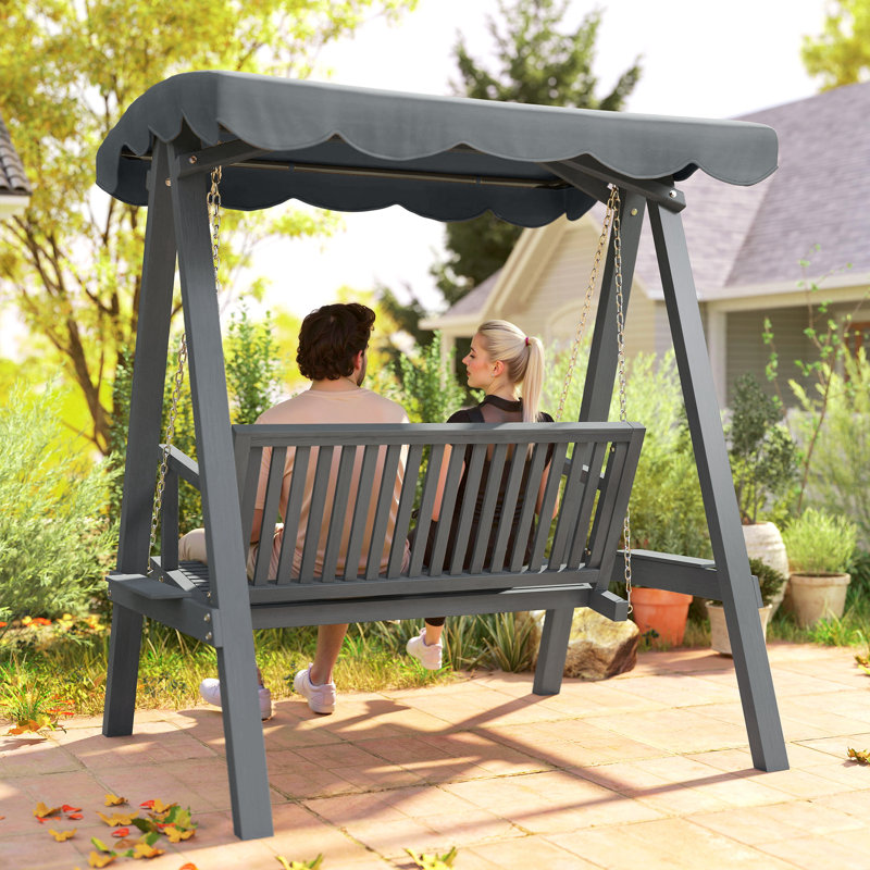 Porch Swing with Canopy, 160cm