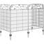 43.25'' H x 138.5'' W Black Metal Fence Panels