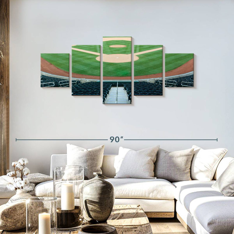 Baseball Stadium, 30" H x 68" W