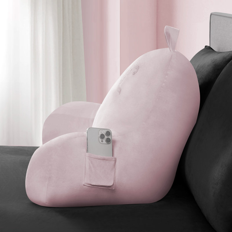 Juicy Couture Backrest Pillows, Pink Marshmallow