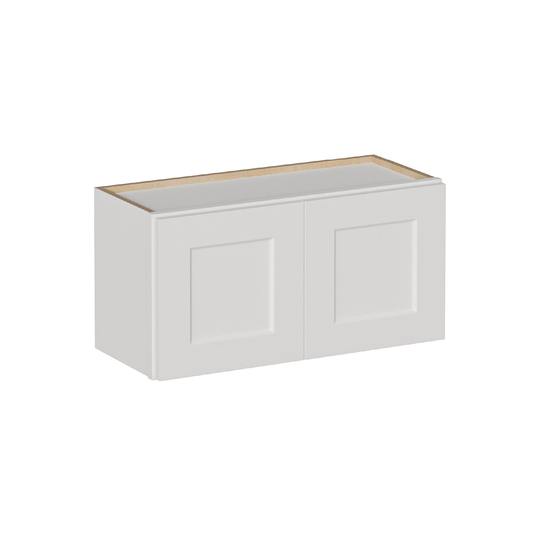Latitude Run® White Solid Wood Single Door Wall Cabinet, 1 Door and 2 ...