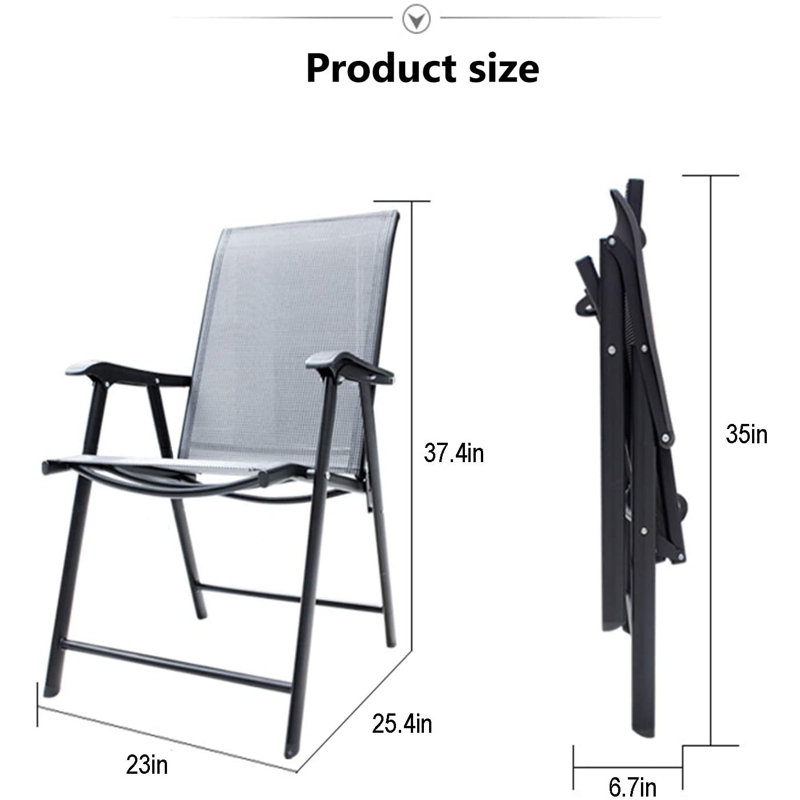 Chaise de patio pliante Trimble