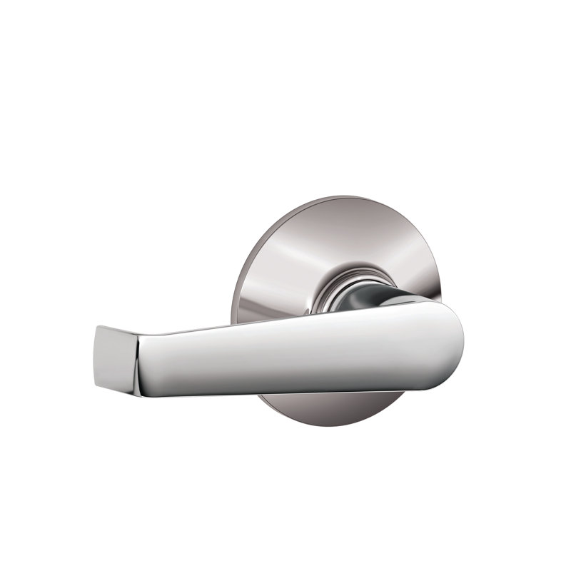 Elan Lever Hall and Closet Lock, Polished Chrome