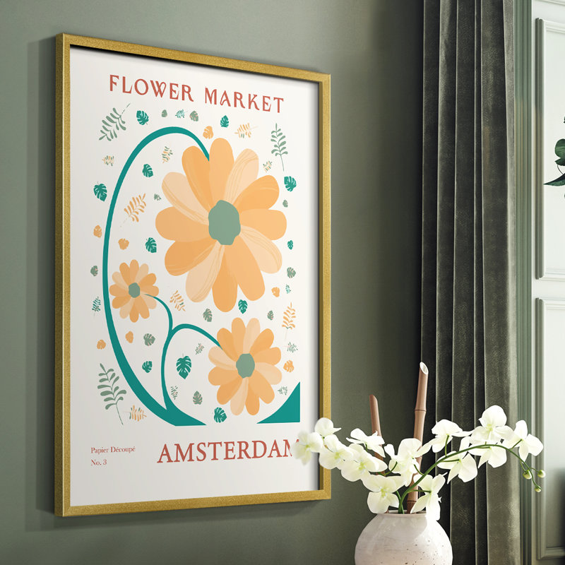 Matisse XVIII Framed Print - Solid Wood, 14" H x 11" W