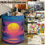Panier à linge pliable Hawaiian Sunset
