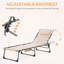 Chaise longue rembourrée pliante et inclinable à 6 niveaux-878868678