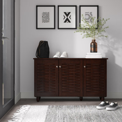 Essien 12 Pair Shoe Storage Cabinet