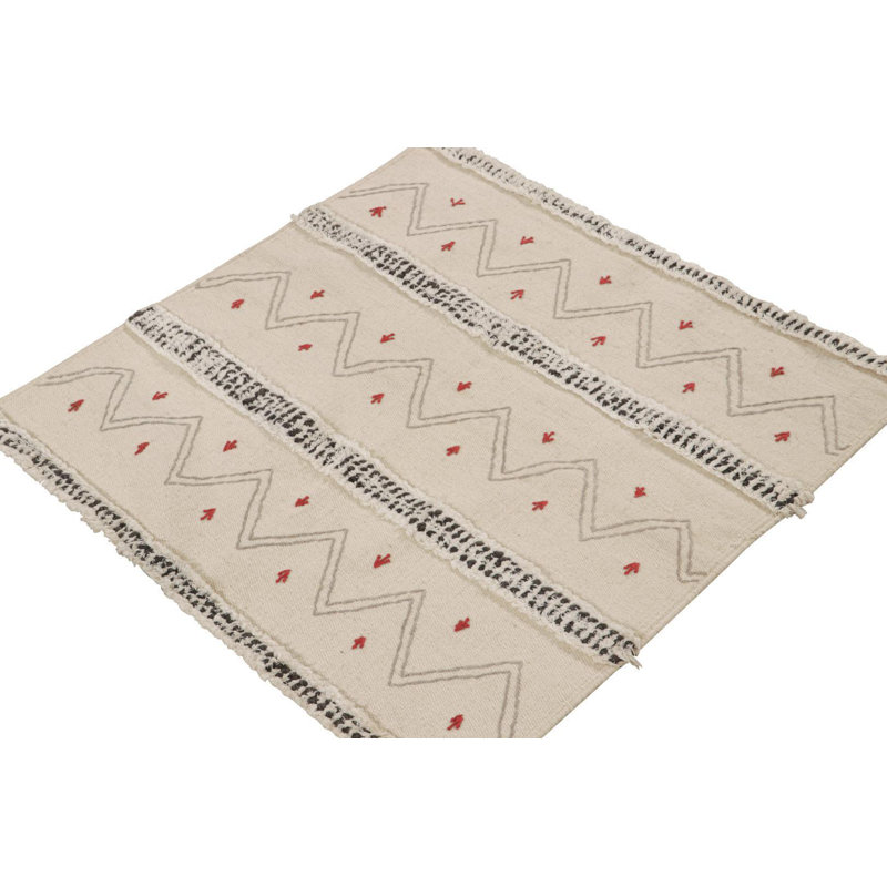 One-of-a-Kind 2'11" X 3' Flatweave Area Rug