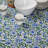 Cotton Block Print  Floral Tablecloth