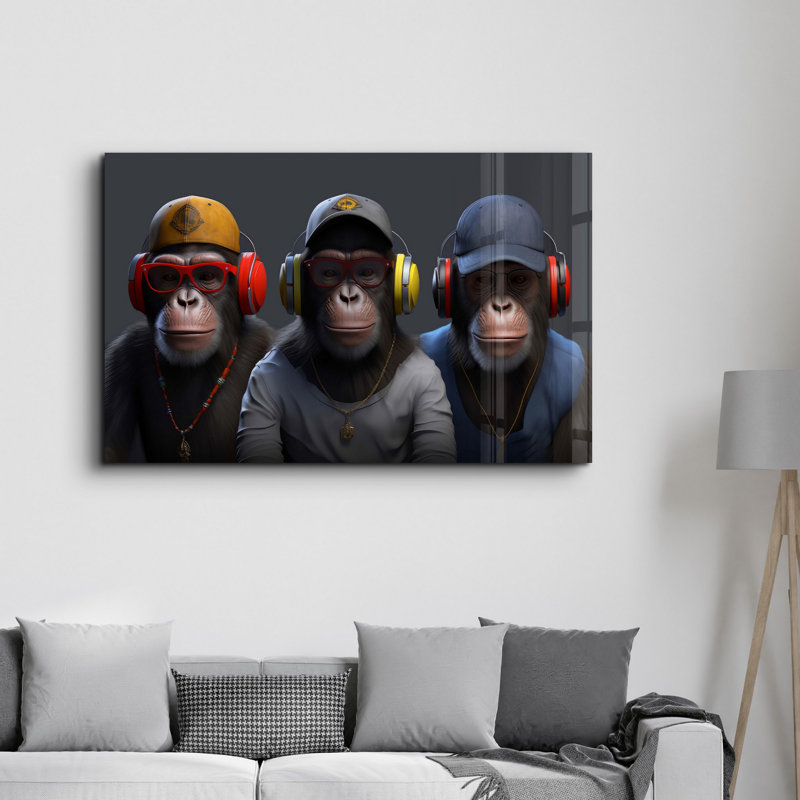 Peinture murale élégante en verre trempé 100% verre trempé, épaisseur: 0,16 pouce | Imprimé UV pour des couleurs éclatantes et une durabilité | Parfait pour la décoration intérieure et l'esthétique moderne