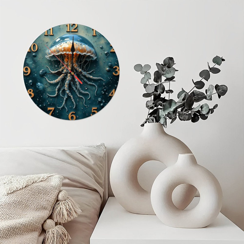 Art de l'horloge méduse