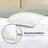 100% Viscose from Bamboo Trimmed Pillowcases Only, 300 Thread Count, Hidden Zipper, Cooling Breathable, Bedding Pillow Covers for Hot Sleepers - Gift-Ready Packaging, PACK OF 2 (Soft Sage)-111673787-111673793