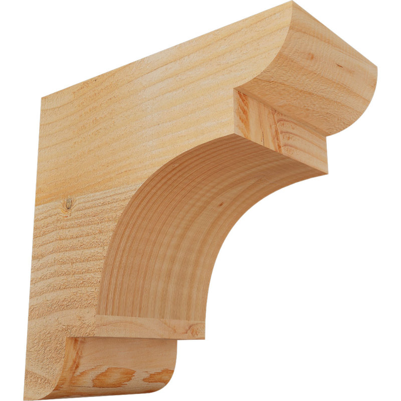 New Brighton Corbel, 12" H x 6" W x 12" D, Douglas Fir, Rough Sawn