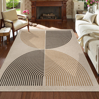 Tapis de jute moderne pour l'extérieur