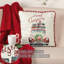 N/A Merry Christmas Square Throw Pillow