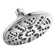 Ana Bath 6-Inch Multi Function (with Pause Function) Dual Shower Head with 5-Ft Hose