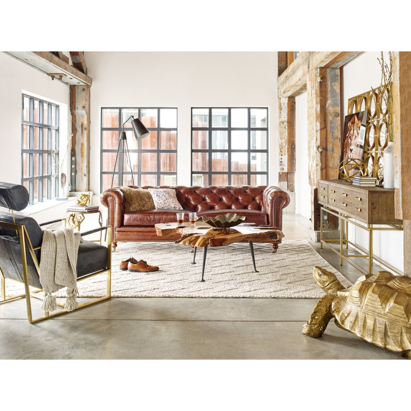 Paradiso 24.5" Wide Genuine Leather Armchair