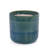Handmade Green Glazed Ceramic Planter Set Of 3, 10" 8" 6" Diameter, Square Grid Pattern, For Succulents & Herbs Indoor/Outdoor Shelf & Table Use, Breathable Clay With Drainage Holes-213165608