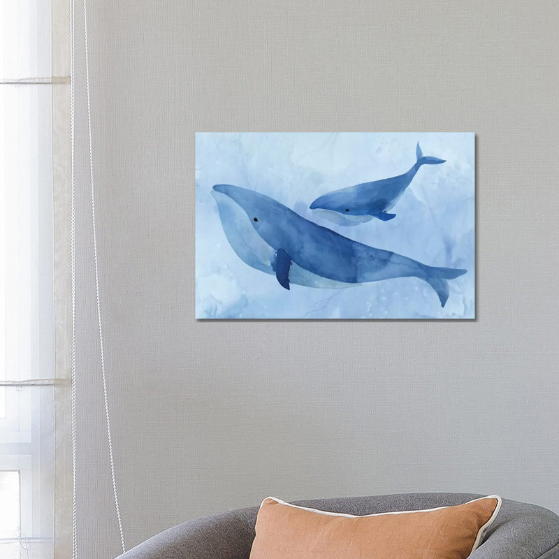 Blue Spirits II by Isabelle Z - Wrapped Canvas Gallery-Wrapped Canvas Giclée, 66.04 cm H x 45.72 cm W x 3.175 cm D