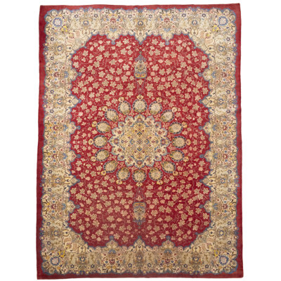 Red Traditional 11X14 Handmade Oriental Area Rug