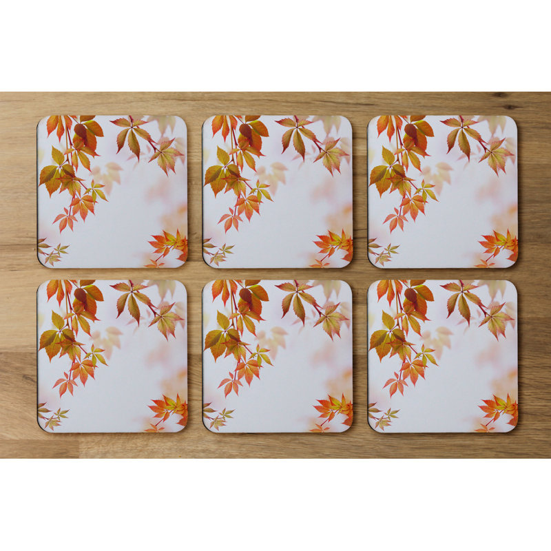Square 6 Piece Coaster Set