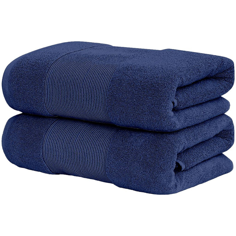 Modern Threads - Air Cloud 2-Pack 100% Zero-Twist Cotton Bath Sheet Set - Super Absorbent & Quick Dry - 500 GSM - Soft & Plush