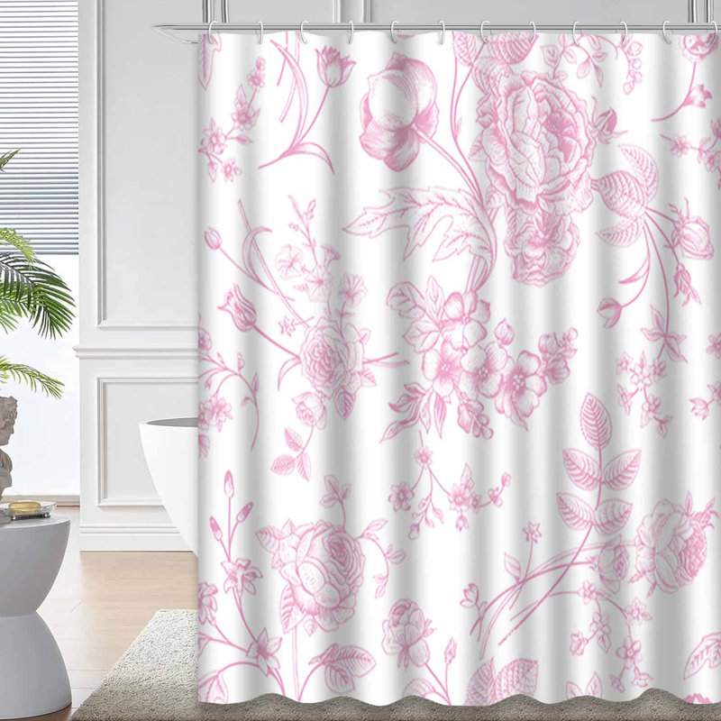 Rideau de douche VictorianBloom, L 72 po x l 78 po