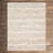 Chevron Flatweave Wool Cream/Black Area Rug-1814754441