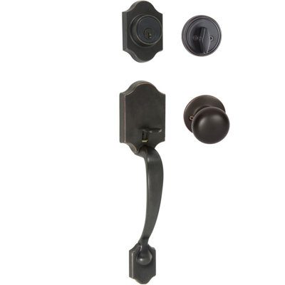 Callan By Delaney Chatham Single Cylinder Handleset with Saxon Knob interior