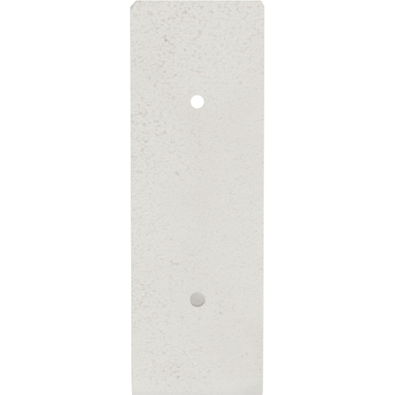 Support pour tablette en acier martelé blanc l 2 po x P 8 po x H 6 po, Blanc martelé, H 6 po x l 2 po x P 8 po