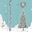 Ensemble d'arbre de Noël artificiel à charnière enneigé 6 pi avec arbre, guirlande et , lumières DEL colorées, 8 modes d'éclairage et pommes de pin