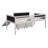 Arcadia Loft Bed With Two Storage Boxes, Rustic Pine And Chalkboard-79611187