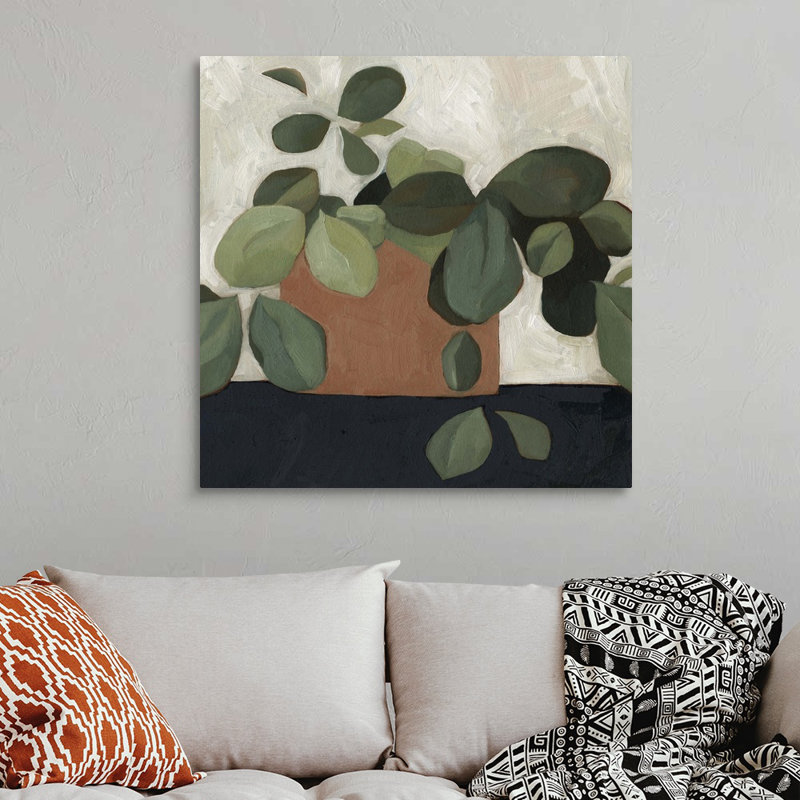 Jade Hoya I, art mural sur toile, Toile tendue, H 36 po x l 36 po