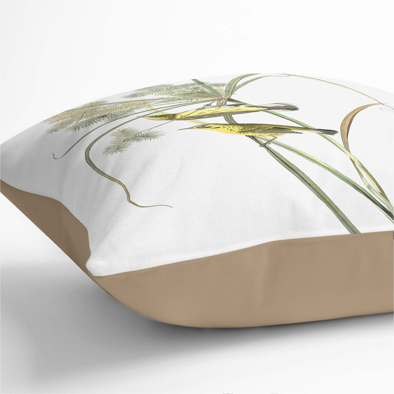 Square Throw Cushion, 40cm H x 40cm W x 15cm D, Stone
