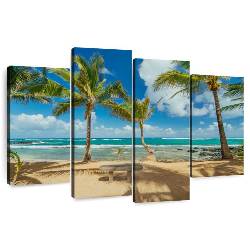 Gillard Kuau Cove Bench, 48" H x 75" W